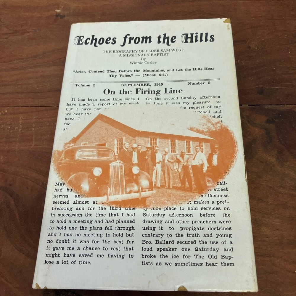 Echoes from the Hills Winnie Corley 1981 First Printing Signed Missionary
